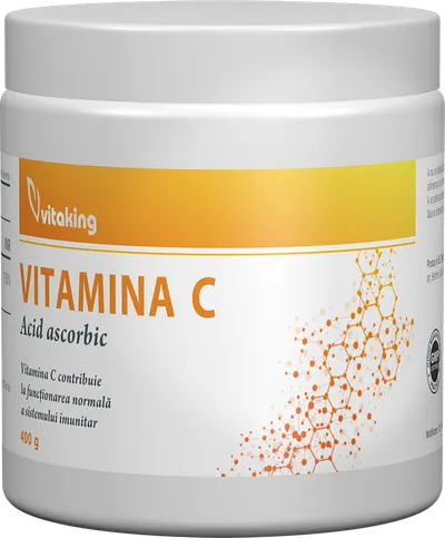 Vitamina C cristalizata, 400g, Vitaking