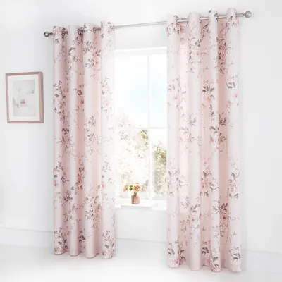 Draperii roz 2 buc. 168x183 cm Canterbury – Catherine Lansfield