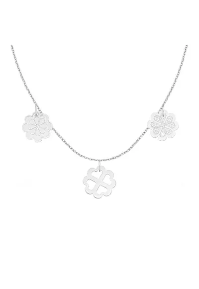 Colier VIS DE SANZIENE - aur 14K - Alb