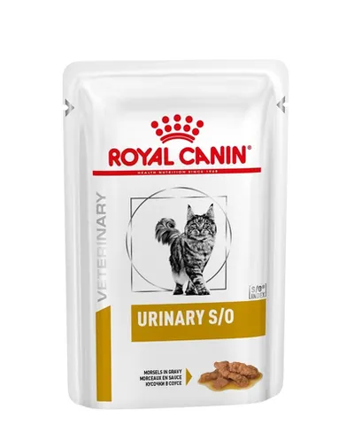 ROYAL CANIN Veterinary Diet Feline Urinary S/O 12 x 85 g hrana umeda dietetica pentru pisici adulte cu afectiuni ale tractului urinar inferior