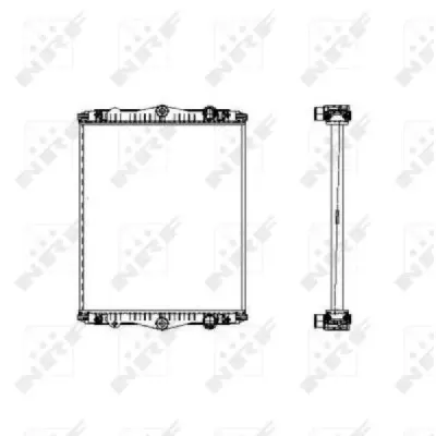 Radiator, racire motor NRF 509744