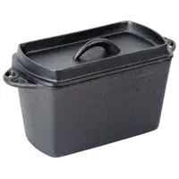 Forma de Paine, Fonta, cu Capac, 27 cm, 2 l