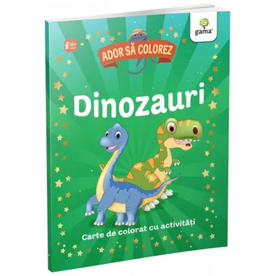 Dinozauri. Ador să colorez - Paperback brosat - ***
