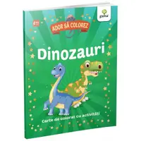 Dinozauri. Ador să colorez - Paperback brosat - ***