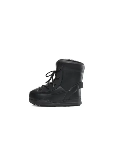 Ghete dama 300811498 - Piele ecologica - Negru - Negru