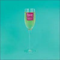 Pahar pentru sampanie - Love Bubbles