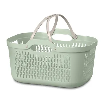 Coș de rufe verde deschis din plastic 45 l – Addis