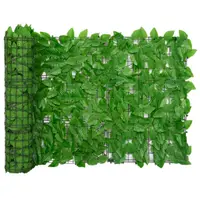 Gossi paravan de balcon, frunze verzi, 600x75 cm