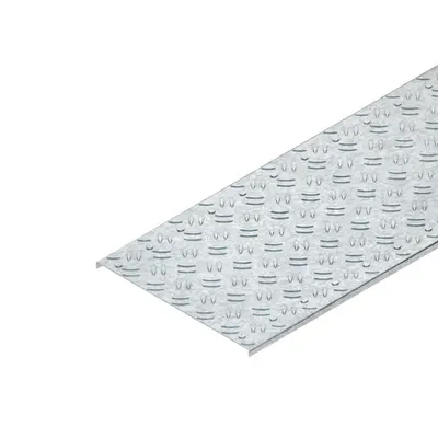 Capac pentru suport de cablu, antiderapant R10 conform. conform DIN 51130 cu nervuri ridicate pe toata suprafata si deschideri de decuplare pre-stantate RDRS 600-2.0 S