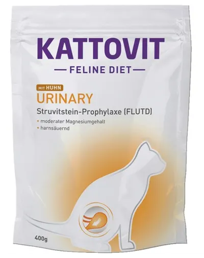 KATTOVIT Feline Diet Urinary Chicken hrana uscata dietetica pentru pisici cu afectiuni urinare, cu pui 400 g