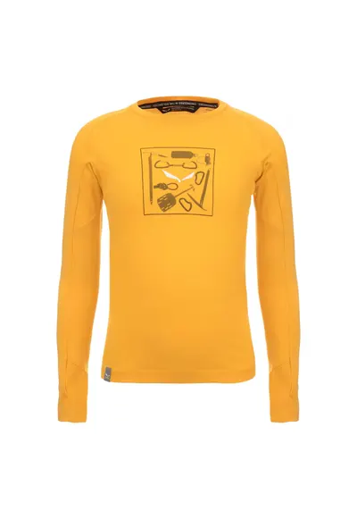 Bluza copii PurecopiiPure Dry - galben -cm - 140 cm - material respirabil - imprimeu grafic