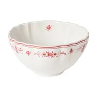 Bol mic roșu/alb pentru supă din gresie 770 ml Vila – Costa Nova