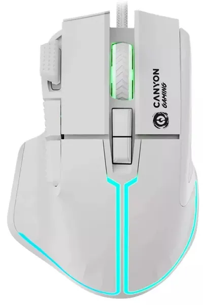 Mouse gaming Canyon - Fortnax, optic, alb