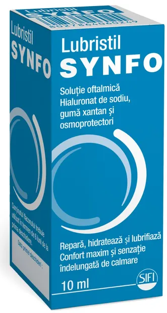 Solutie oftalmica Lubristil Synfo, 10ml, Sifi
