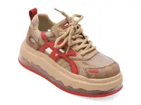 Pantofi sport GRYXX rosii, 5S137, din material textil