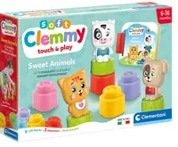 Set de joacă Clementoni Soft Clemmy - Animale, 10 piese