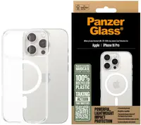 Husă PanzerGlass - HardCase White MagSafe, iPhone 16 Pro, transparent