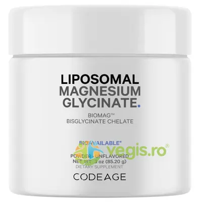Magneziu Glicinat Lipozomal si Magneziu Bisglicinat Lipozomal - Formula Avansata pentru Absorbtie Superioara 85.20g