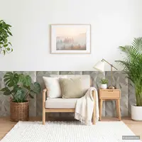 vidaXL Panouri de perete 48 buc. 50 x 50 cm Gri Beton Spumă XPS