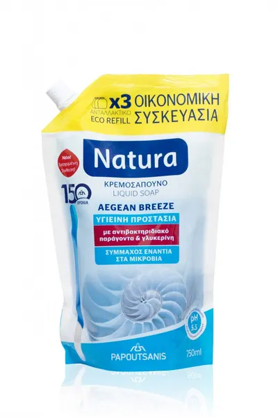 Sapun lichid ReffilNatura Aegean Breeze 750ml