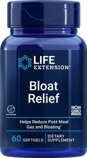 Bloat Relief, 60 capsule moi, Life Extension