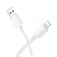 Cablu Date si Incarcare USB-A - Lightning HOCO X113, 18W, 1m, Alb