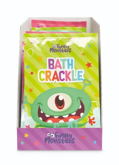 Pudra de baie efervescenta Funny Monsters, 30g, Treffina