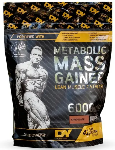 Metabolic Mass Gainer, ciocolată, 6000 g, Dorian Yates Nutrition