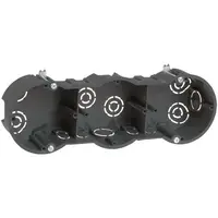 Doza KM40009 Tripla installation box pentru solid walls (in set with selfdrilling screws) 212x70x45