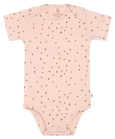 Body pentru bebeluși cu mânecă scurtă Lassig - Gots, 74/80 cm, 7-12 luni, Powder Pink