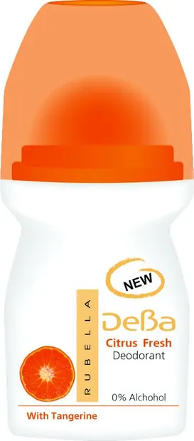 Deva Roll-on antiperspirant, citrice, 50 ml