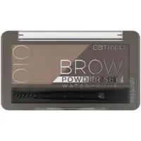 Set pudra pentru sprancene rezistent la apa Brow Powder 010 - Ash Blond, 4g, Catrice