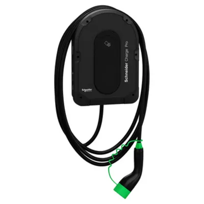 Schneider Charge PRO, statie de incarcare cu putere reglabila 7.4, 11 sau 22 KW, monofazata sau trifazata, cu cablu de 7 metri