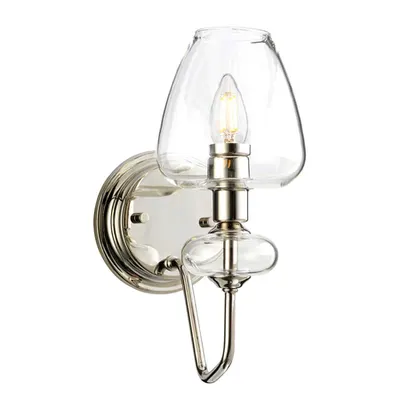 Aplica Armand 1 Light Wall Light – Polished Nickel