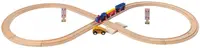 Set de joacă Eichhorn - Tren și cale ferată, 27 piese