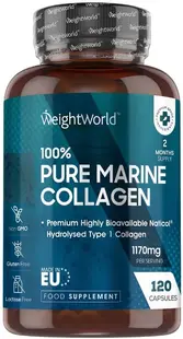 100% Pure Marine Collagen, 120 capsule, Weight World