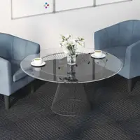 vidaXL Placă de carpetă Gri Mediu cu Dungi 50 x 50 cm 4 buc.
