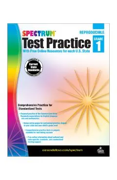 Spectrum Test Practice, Grade 1
