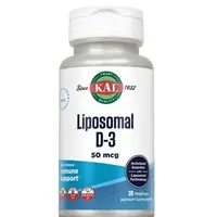 Vitamina D3 Liposomal 2000 UI, 30 capsule vegetale, KAL, Secom