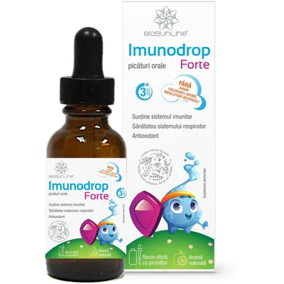Imunodrop Forte Picaturi Orale pentru Imunitate cu Picurator 30ml