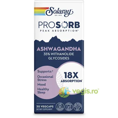 Prosorb Ashwagandha 240mg 30cps vegetale Secom