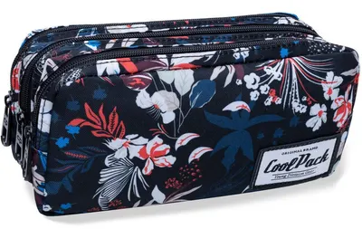 Penar școlar dreptunghiular Cool Pack Primus – Ocean Garden, cu 3 compartimente