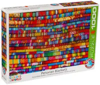 Puzzle Eurographics din 1000 de piese - Peruvian Blankets