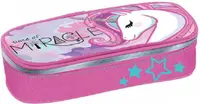 Penar școlar pătrat Graffiti Unicorn - Miracle, cu 1 fermoar
