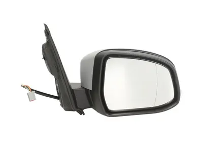 Oglinda dreapta potrivit FORD FOCUS 2004-2008 - electrica, asferic, grunduita