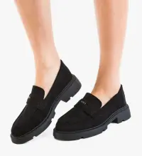 Pantofi casual dama Corsera Negri 2