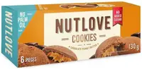 Nutlove Cookies, ciocolată și unt de arahide, 130 g, AllNutrition