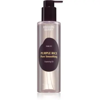 EQQUALBERRY Purple Rice Pore Smoothing Cleansing Oil ulei pentru curatarea profunda pentru ten gras si problematic