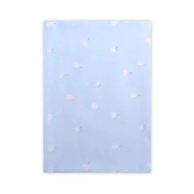 Cearsaf de pat Lorelli Classic 150 x 100 cm Train Blue