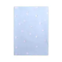 Cearsaf de pat Lorelli Classic 150 x 100 cm Train Blue